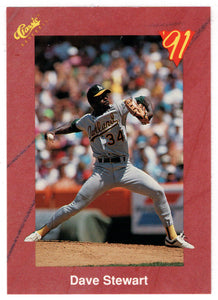 Dave Stewart - Oakland Athletics (MLB Baseball Card) 1991 Classic II # 89 Mint