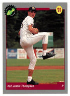 Justin Thompson - Detroit Tigers (MLB Baseball Card) 1991 Classic Draft Picks # 28 Mint