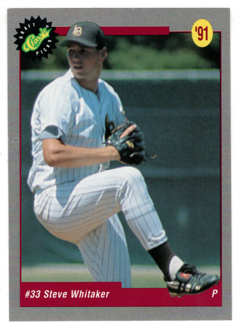 Steve Whitaker - San Francisco Giants (MLB Baseball Card) 1991 Classic Draft Picks # 29 Mint