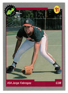 Jorge Fabregas - California Angels (MLB Baseball Card) 1991 Classic Draft Picks # 30 Mint