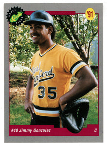 Jimmy Gonzalez - Houston Astros (MLB Baseball Card) 1991 Classic Draft Picks # 36 Mint