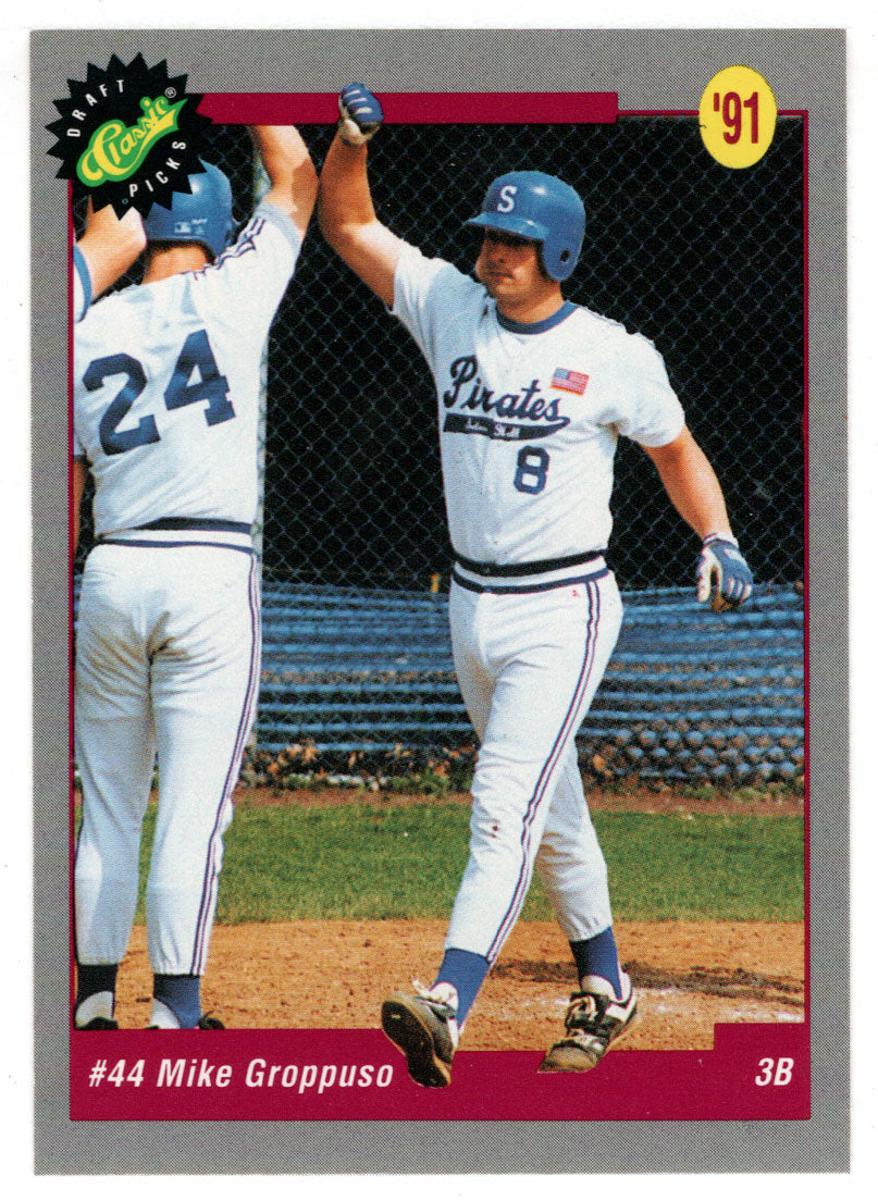 Mike Groppuso - Houston Astros (MLB Baseball Card) 1991 Classic Draft Picks # 39 Mint