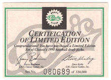 Load image into Gallery viewer, Checklist (MLB Baseball Card) 1991 Classic Draft Picks # NNO Mint
