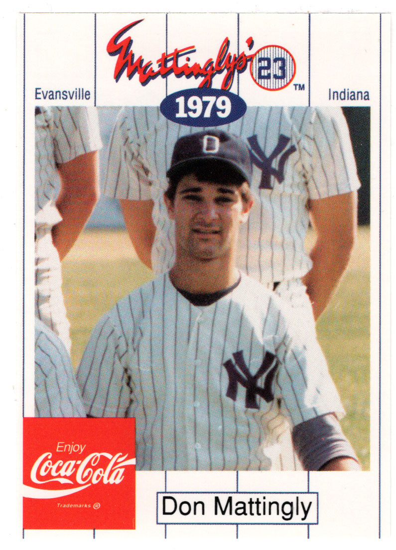 Don Mattingly - 1979 Draft (MLB Baseball Card) 1991 Collectors Series Coca Cola # 2 Mint