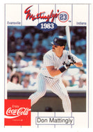 Don Mattingly - 1983 From Columbus to New York (MLB Baseball Card) 1991 Collectors Series Coca Cola # 6 Mint