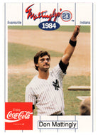 Don Mattingly - 1984 Batting Title 343 (MLB Baseball Card) 1991 Collectors Series Coca Cola # 8 Mint