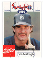 Don Mattingly - 1991 Baseball Milestones (MLB Baseball Card) 1991 Collectors Series Coca Cola # 13 Mint