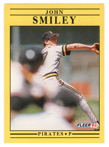 John Smiley - Pittsburgh Pirates (MLB Baseball Card) 1991 Fleer # 50 Mint