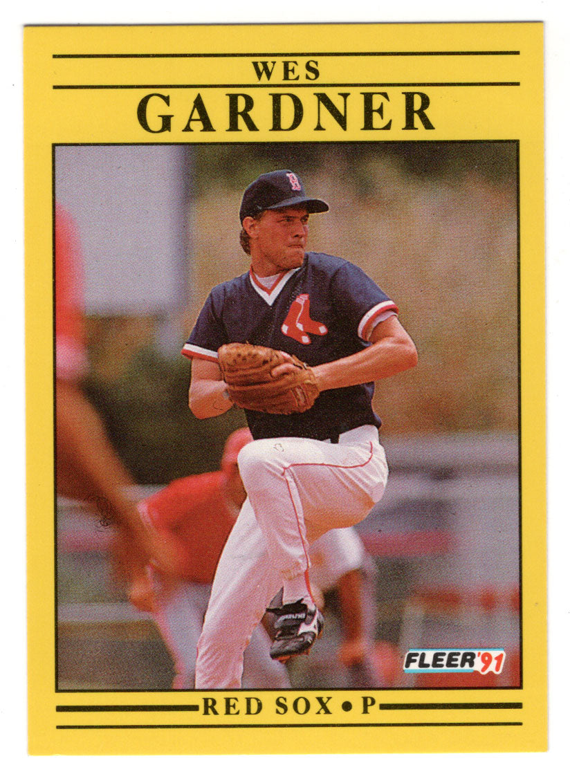 Wes Gardner - Boston Red Sox (MLB Baseball Card) 1991 Fleer # 94 Mint