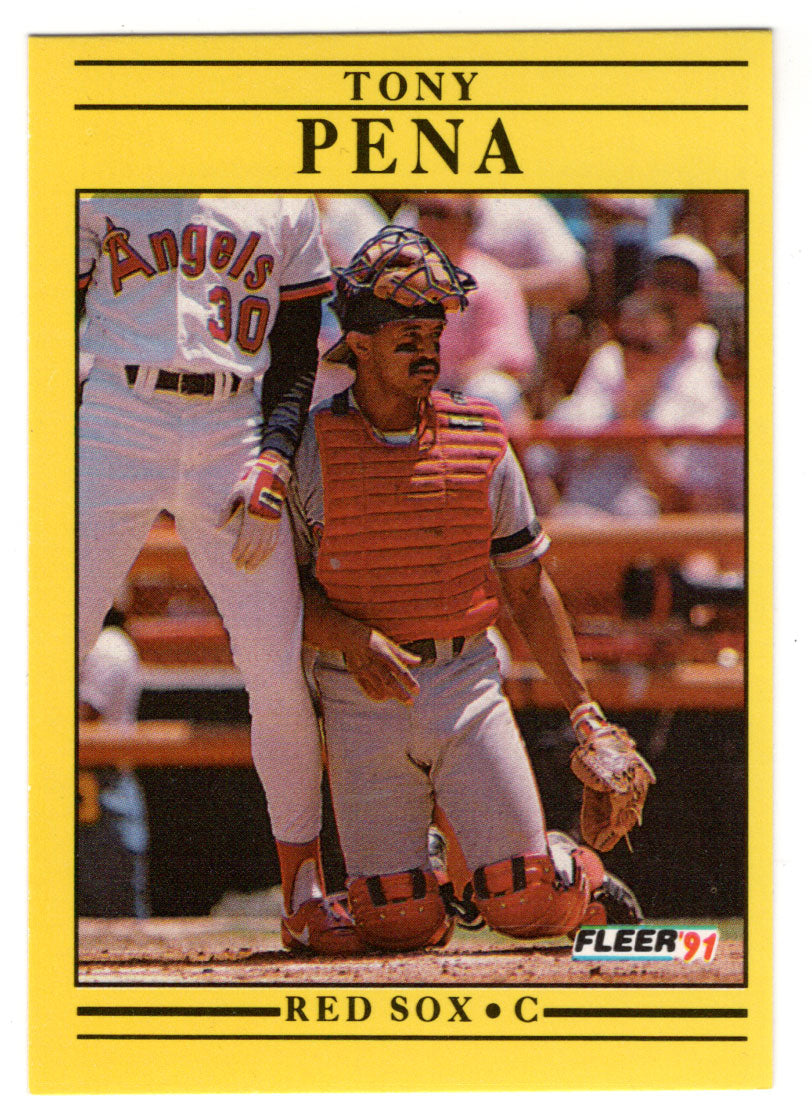 Tony Pena - Boston Red Sox (MLB Baseball Card) 1991 Fleer # 106 Mint