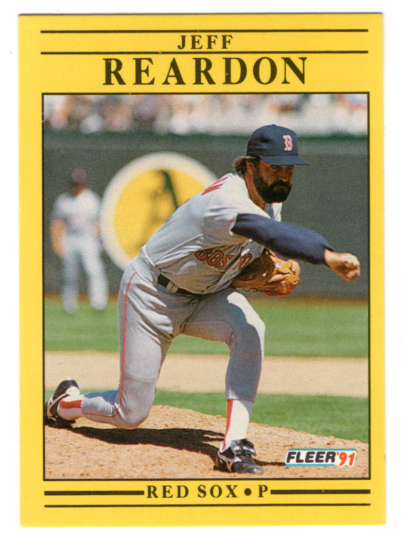 Jeff Reardon - Boston Red Sox (MLB Baseball Card) 1991 Fleer # 109 Mint