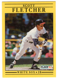 Scott Fletcher - Chicago White Sox (MLB Baseball Card) 1991 Fleer # 119 Mint