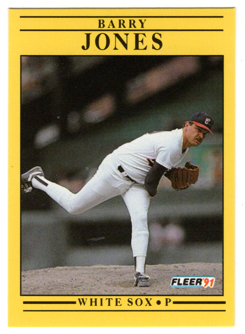 Barry Jones - Chicago White Sox (MLB Baseball Card) 1991 Fleer # 124 Mint