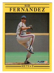 Sid Fernandez - New York Mets (MLB Baseball Card) 1991 Fleer # 146 Mint