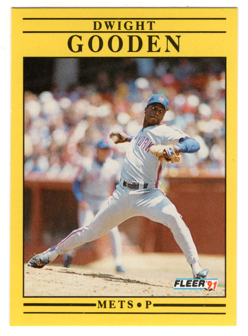 Dwight Gooden - New York Mets (MLB Baseball Card) 1991 Fleer # 148 Mint