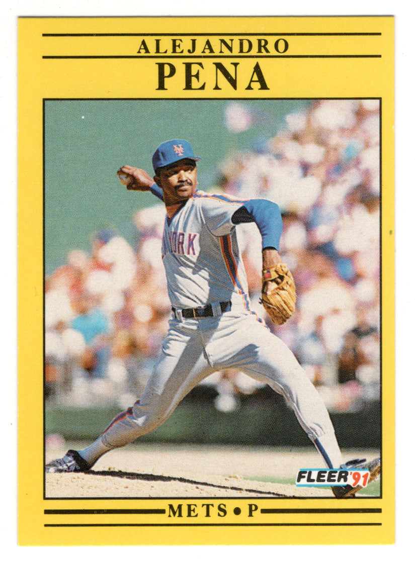 Alejandro Pena - New York Mets (MLB Baseball Card) 1991 Fleer # 158 Mint