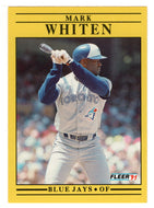 Mark Whiten Toronto Blue Jays (MLB Baseball Card) 1991 Fleer # 189 Mint