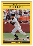 Brett Butler - San Francisco Giants (MLB Baseball Card) 1991 Fleer # 257 Mint