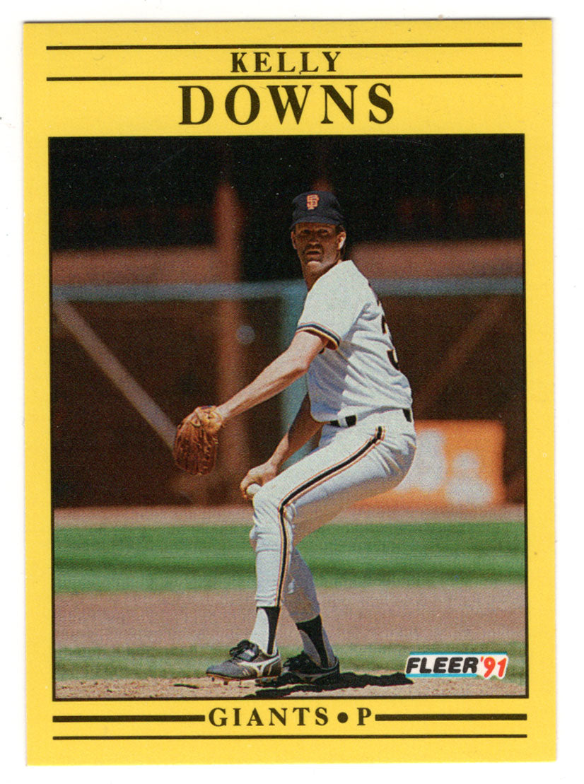 Kelly Downs - San Francisco Giants (MLB Baseball Card) 1991 Fleer # 261 Mint