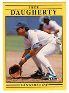 Jack Daugherty - Texas Rangers  (MLB Baseball Card) 1991 Fleer # 284 Mint