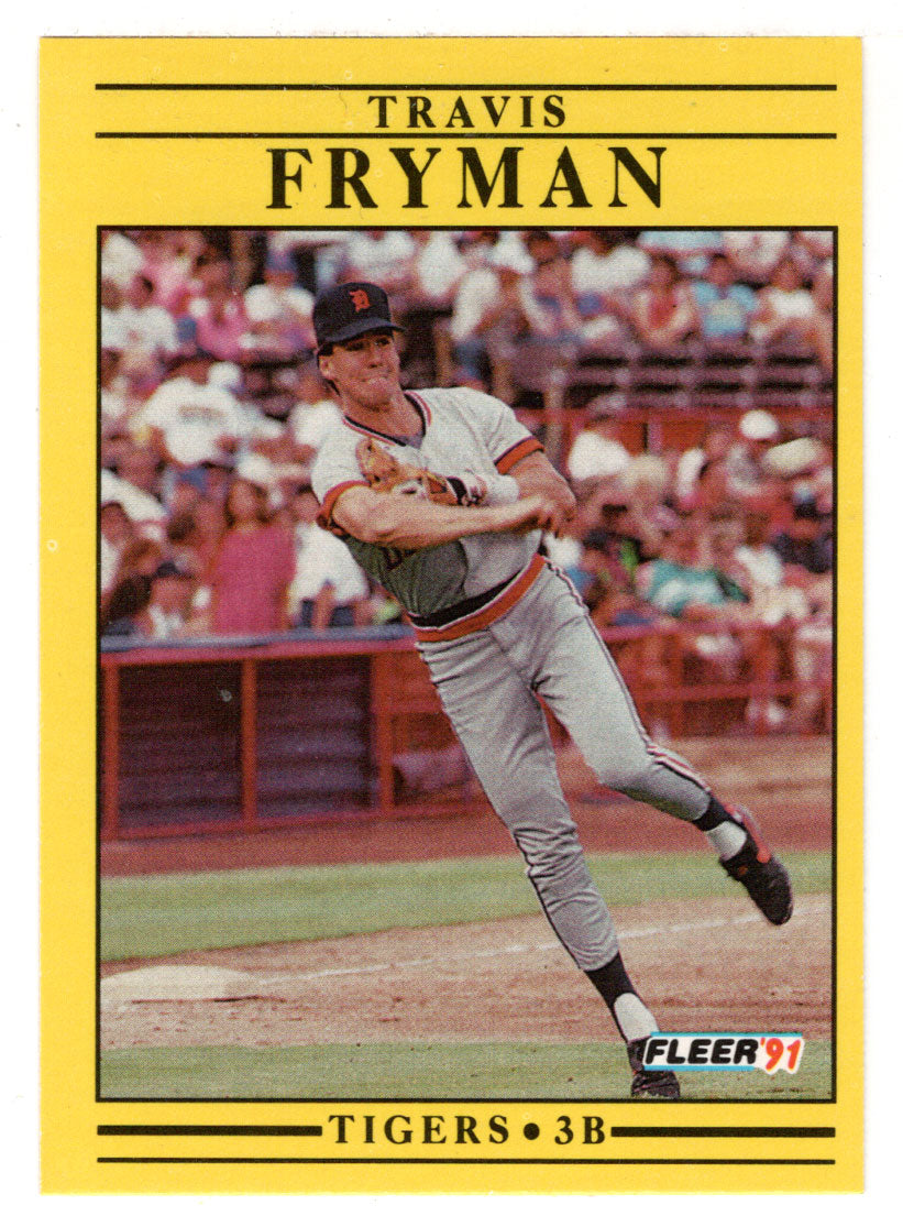 Travis Fryman - Detroit Tigers (MLB Baseball Card) 1991 Fleer # 336 Mint