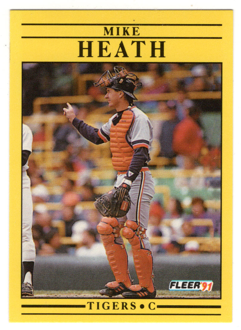 Mike Heath - Detroit Tigers (MLB Baseball Card) 1991 Fleer # 339 Mint