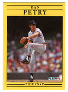 Dan Petry - Detroit Tigers (MLB Baseball Card) 1991 Fleer # 347 Mint