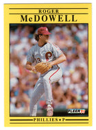 Roger McDowell - Philadelphia Phillies (MLB Baseball Card) 1991 Fleer # 405 Mint