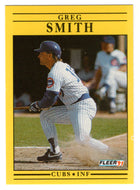Greg Smith - Chicago Cubs (MLB Baseball Card) 1991 Fleer # 433 Mint