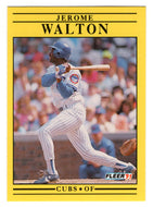 Jerome Walton - Chicago Cubs (MLB Baseball Card) 1991 Fleer # 437 Mint