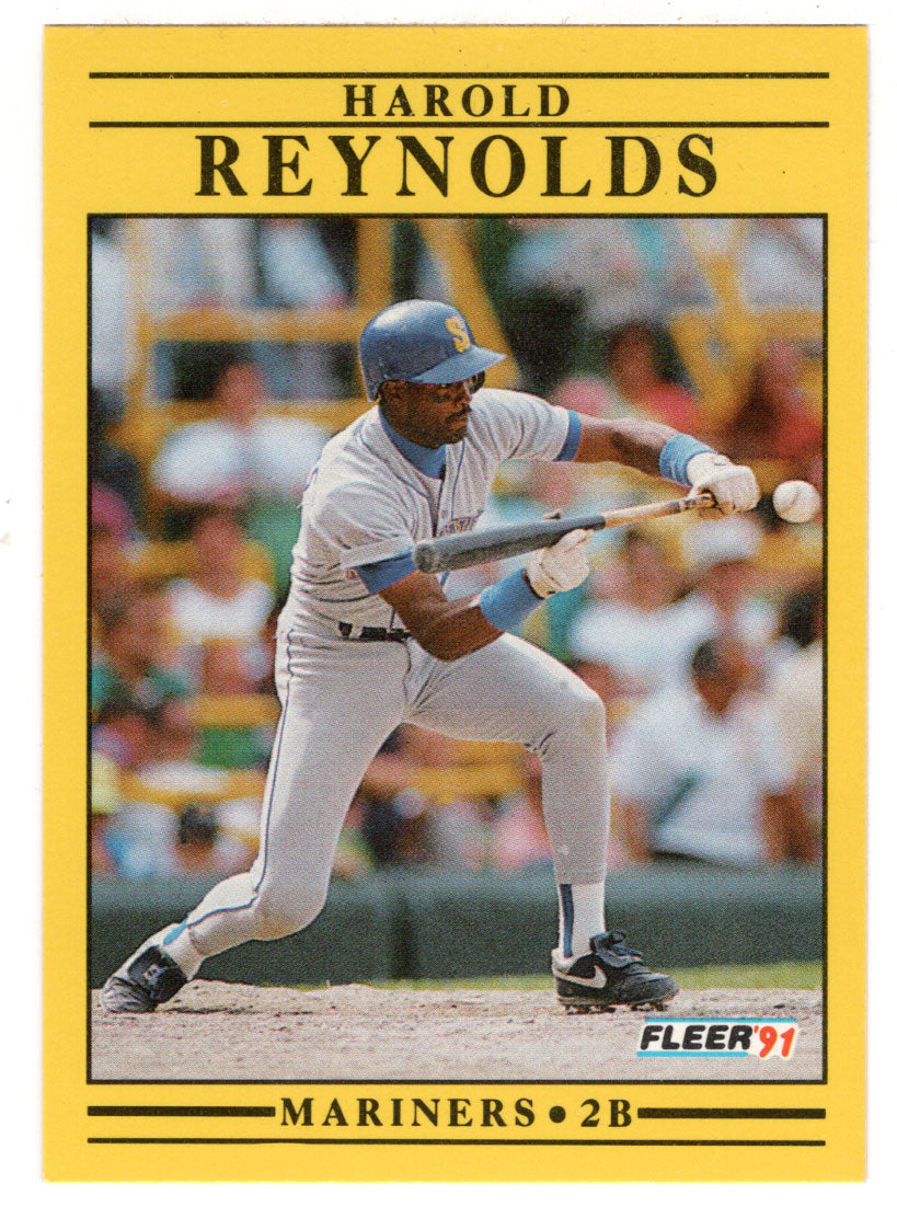 Harold Reynolds - Seattle Mariners (MLB Baseball Card) 1991 Fleer # 460 Mint