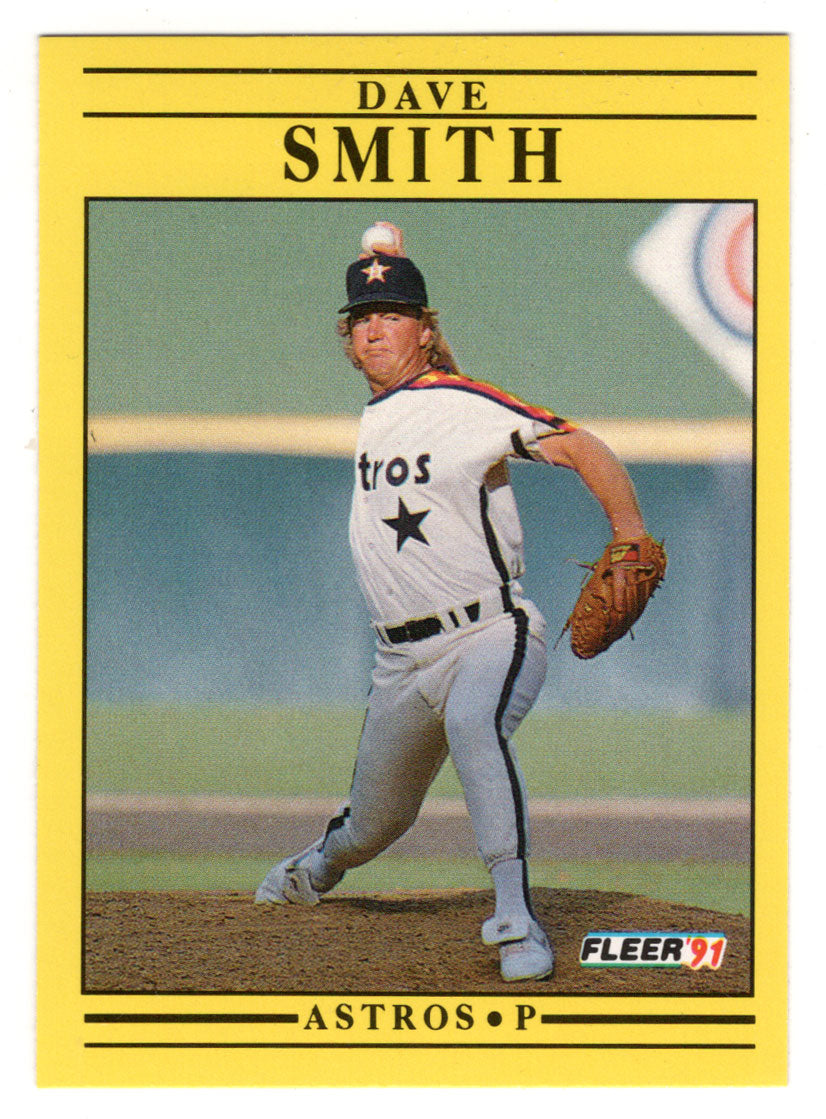 Dave Smith - Houston Astros (MLB Baseball Card) 1991 Fleer # 517 Mint