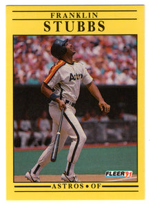 Franklin Stubbs - Houston Astros (MLB Baseball Card) 1991 Fleer # 518 Mint