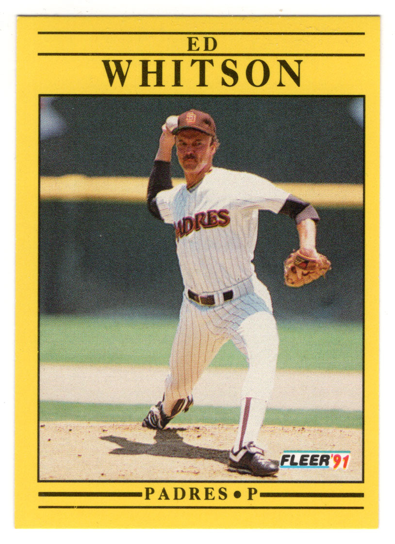 Ed Whitson - San Diego Padres (MLB Baseball Card) 1991 Fleer # 547 Mint