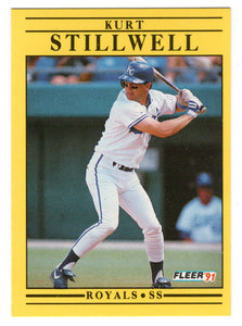 Kurt Stillwell - Kansas City Royals (MLB Baseball Card) 1991 Fleer # 571 Mint