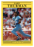 Gary Thurman - Kansas City Royals (MLB Baseball Card) 1991 Fleer # 573 Mint