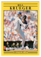 Bill Krueger - Milwaukee Brewers (MLB Baseball Card) 1991 Fleer # 588 Mint
