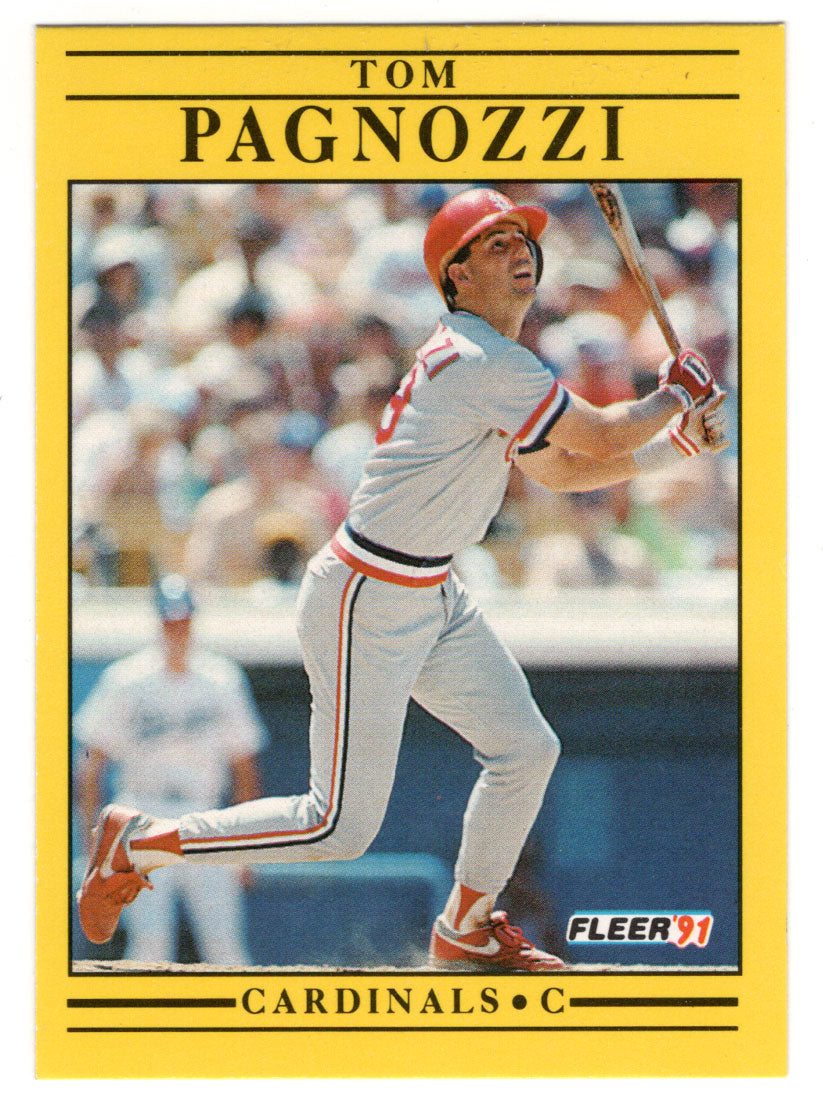 Tom Pagnozzi - St. Louis Cardinals (MLB Baseball Card) 1991 Fleer # 641 Mint