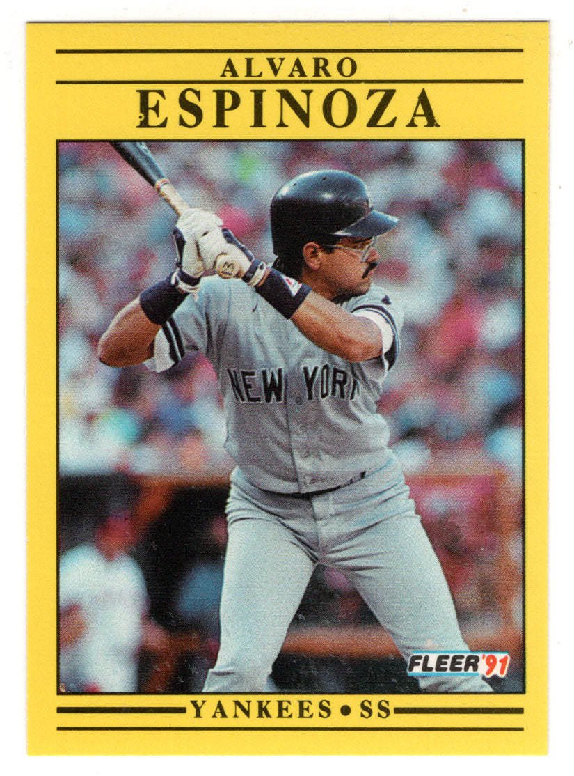 Alvaro Espinoza - New York Yankees (MLB Baseball Card) 1991 Fleer # 662 Mint