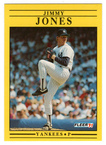 Jimmy Jones - New York Yankees (MLB Baseball Card) 1991 Fleer # 667 Mint
