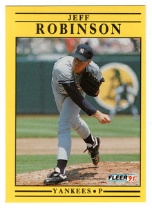 Jeff D. Robinson - New York Yankees (MLB Baseball Card) 1991 Fleer # 678 Mint