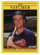Jim Vatcher RC - Atlanta Braves (MLB Baseball Card) 1991 Fleer # 708 Mint