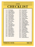 Checklist # 2 (# 114 - # 223) (MLB Baseball Card) 1991 Fleer # 715 Mint