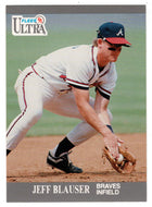 Jeff Blauser - Atlanta Braves (MLB Baseball Card) 1991 Fleer Ultra # 2 Mint