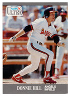 Donnie Hill - California Angels (MLB Baseball Card) 1991 Fleer Ultra # 46 Mint