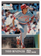 Todd Benzinger - Cincinnati Reds (MLB Baseball Card) 1991 Fleer Ultra # 87 Mint