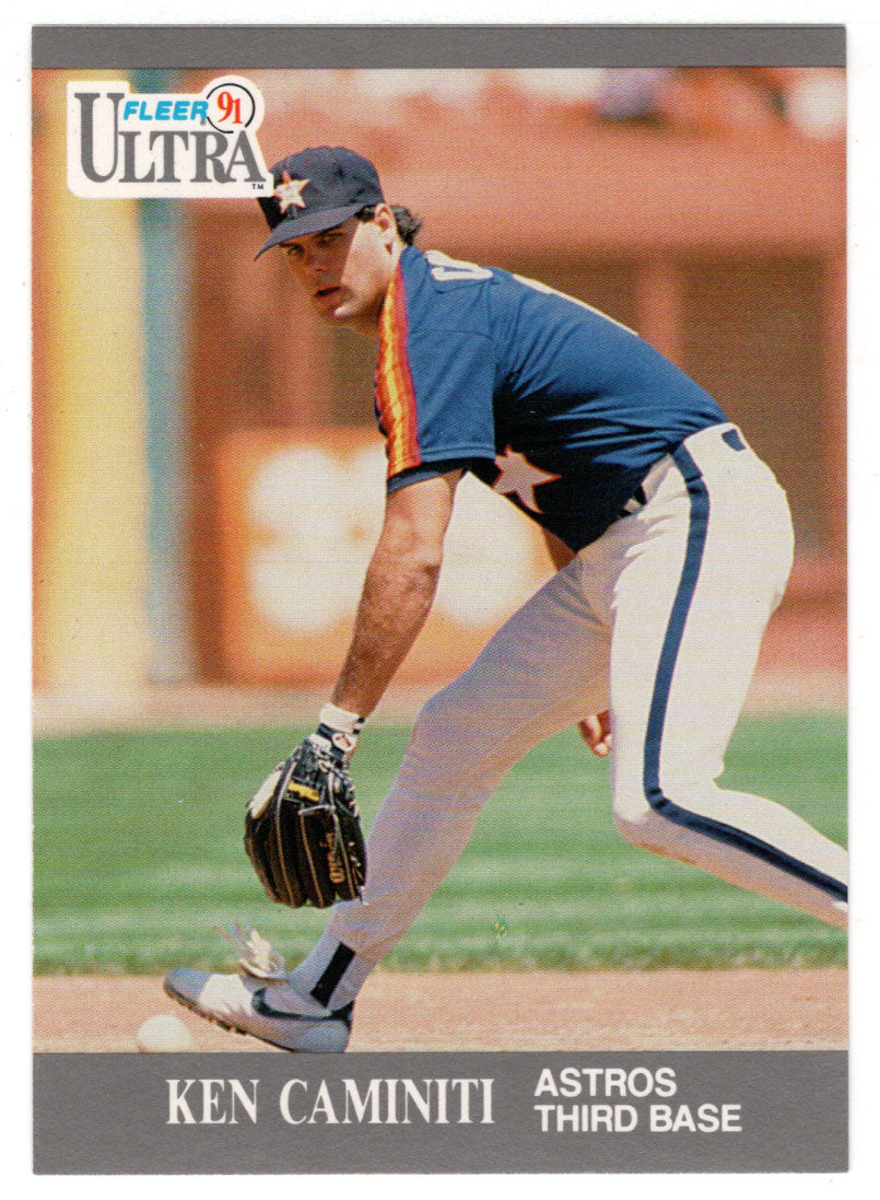 Ken Caminiti - Houston Astros (MLB Baseball Card) 1991 Fleer Ultra