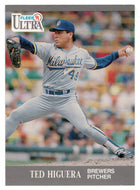 Ted Higuera - Milwaukee Brewers  (MLB Baseball Card) 1991 Fleer Ultra # 175 Mint