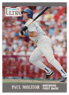 Paul Molitor - Milwaukee Brewers  (MLB Baseball Card) 1991 Fleer Ultra # 178 Mint