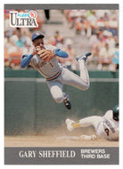 Gary Sheffield - Milwaukee Brewers  (MLB Baseball Card) 1991 Fleer Ultra # 180 Mint